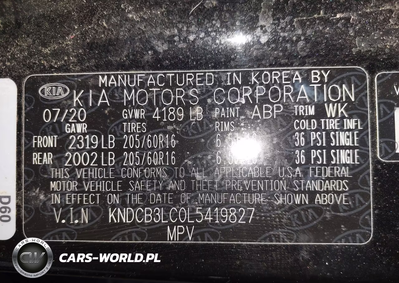 2020 Kia Niro Lxs VIN:KNDCB3LC0L5419827 - 9