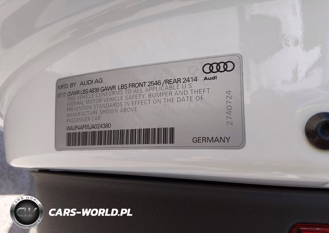 2018 Audi S5 3.0T Premium Plus VIN:WAUP4AF55JA024380 - 9