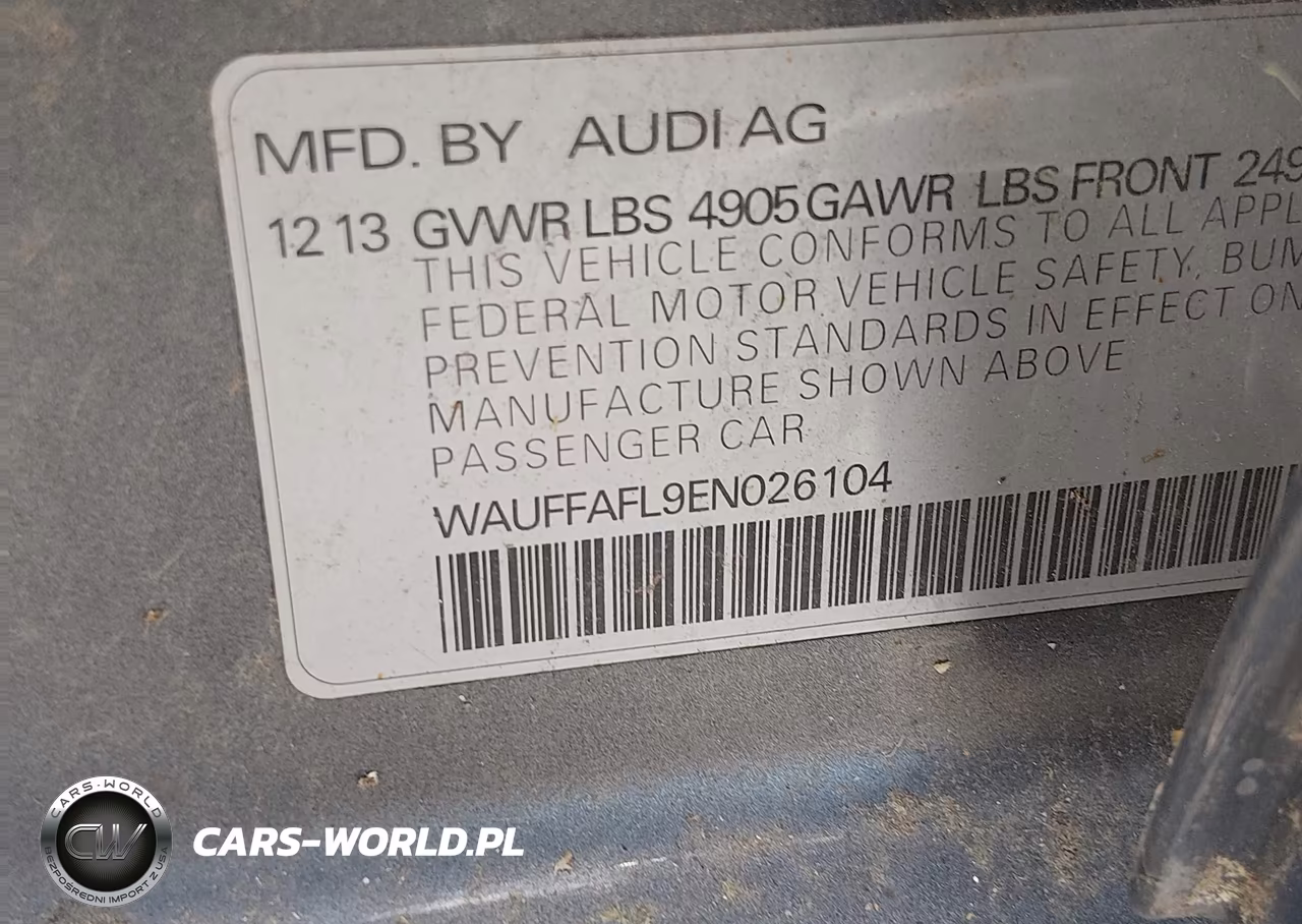 2014 Audi A4 2.0T Premium VIN:WAUFFAFL9EN026104 - 9