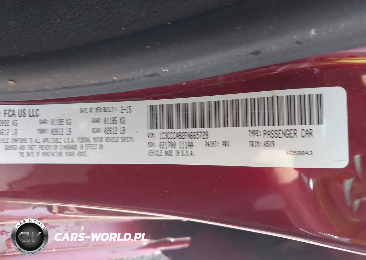 2015 Chrysler 200 Limited VIN:1C3CCCAB2FN665729 - 9