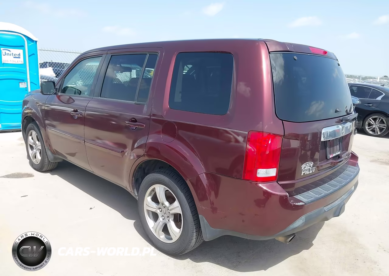 2012 Honda Pilot Ex-L VIN:5FNYF3H52CB038046 - 3