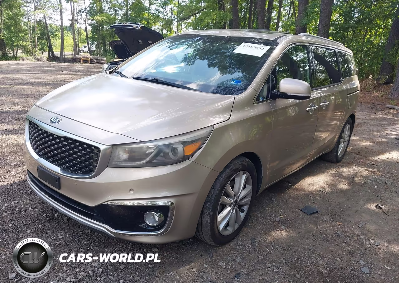 2015 Kia Sedona Sx Luxury VIN:KNDME5C16F6031585 - 2