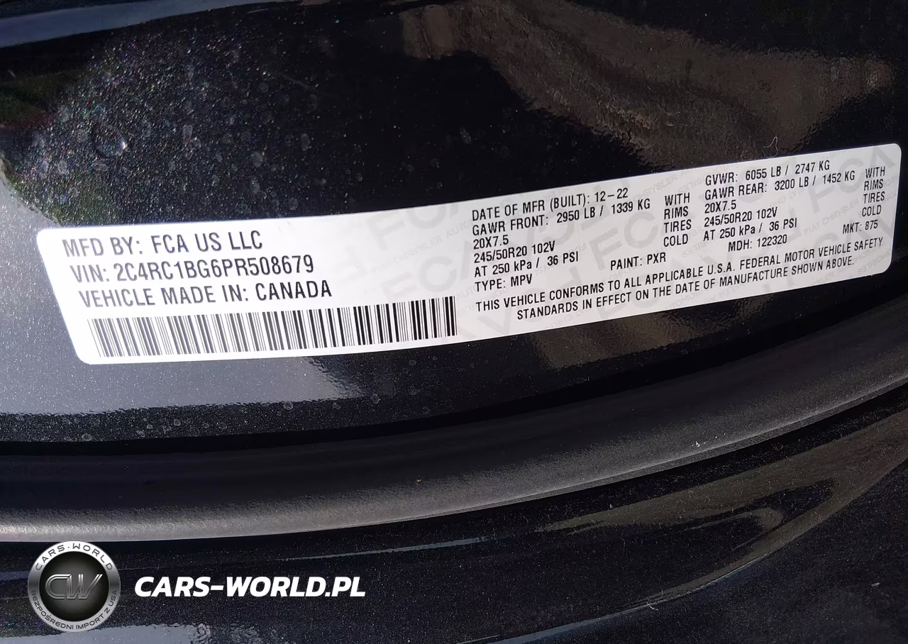 2023 Chrysler Pacifica Touring L VIN:2C4RC1BG6PR508679 - 9