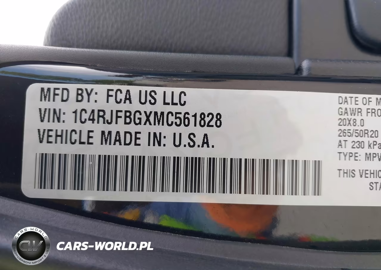 2021 Jeep Grand Cherokee 80Th Anniversary 4X4 VIN:1C4RJFBGXMC561828 - 9