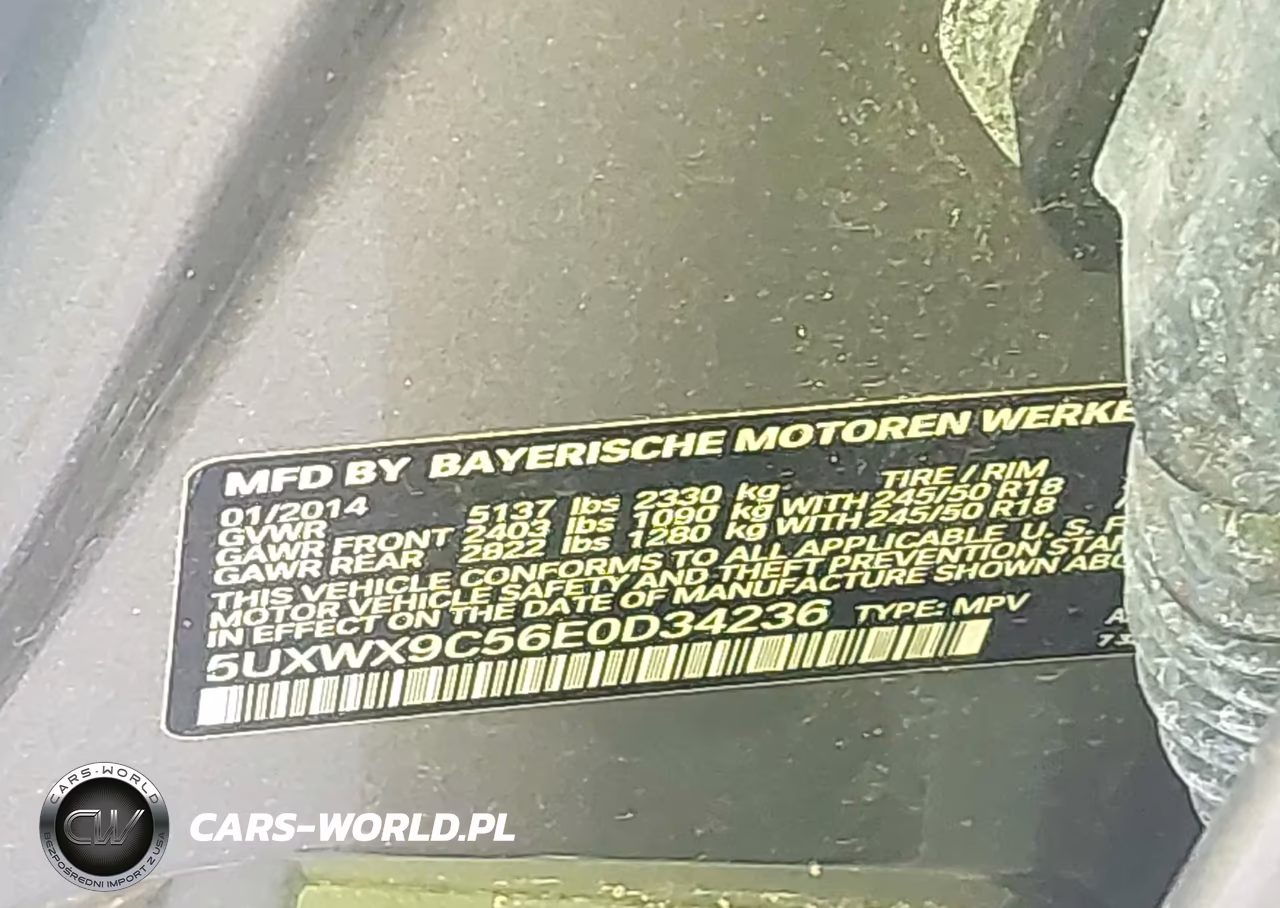 2014 BMW X3 xDrive28I VIN:5UXWX9C56E0D34236 - 9