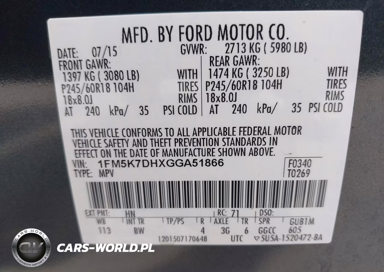 2016 Ford Explorer Xlt VIN:1FM5K7DHXGGA51866 - 9