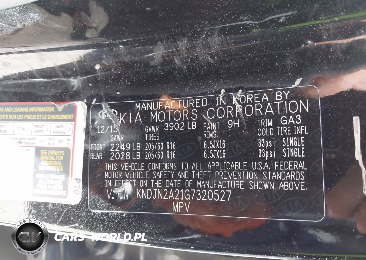 2016 Kia Soul VIN:KNDJN2A21G7320527 - 9