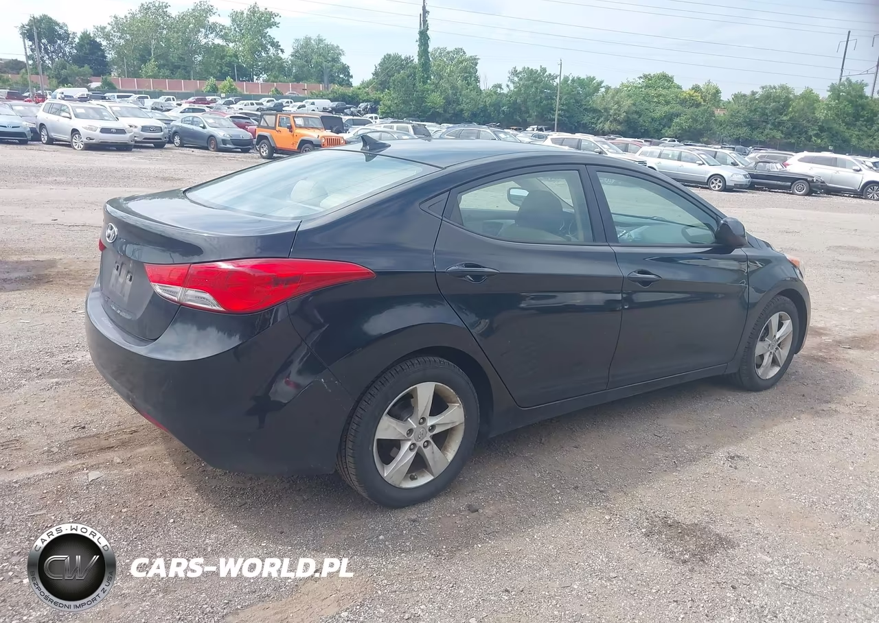 2012 Hyundai Elantra Gls (Ulsan Plant) VIN:KMHDH4AE4CU334309 - 4