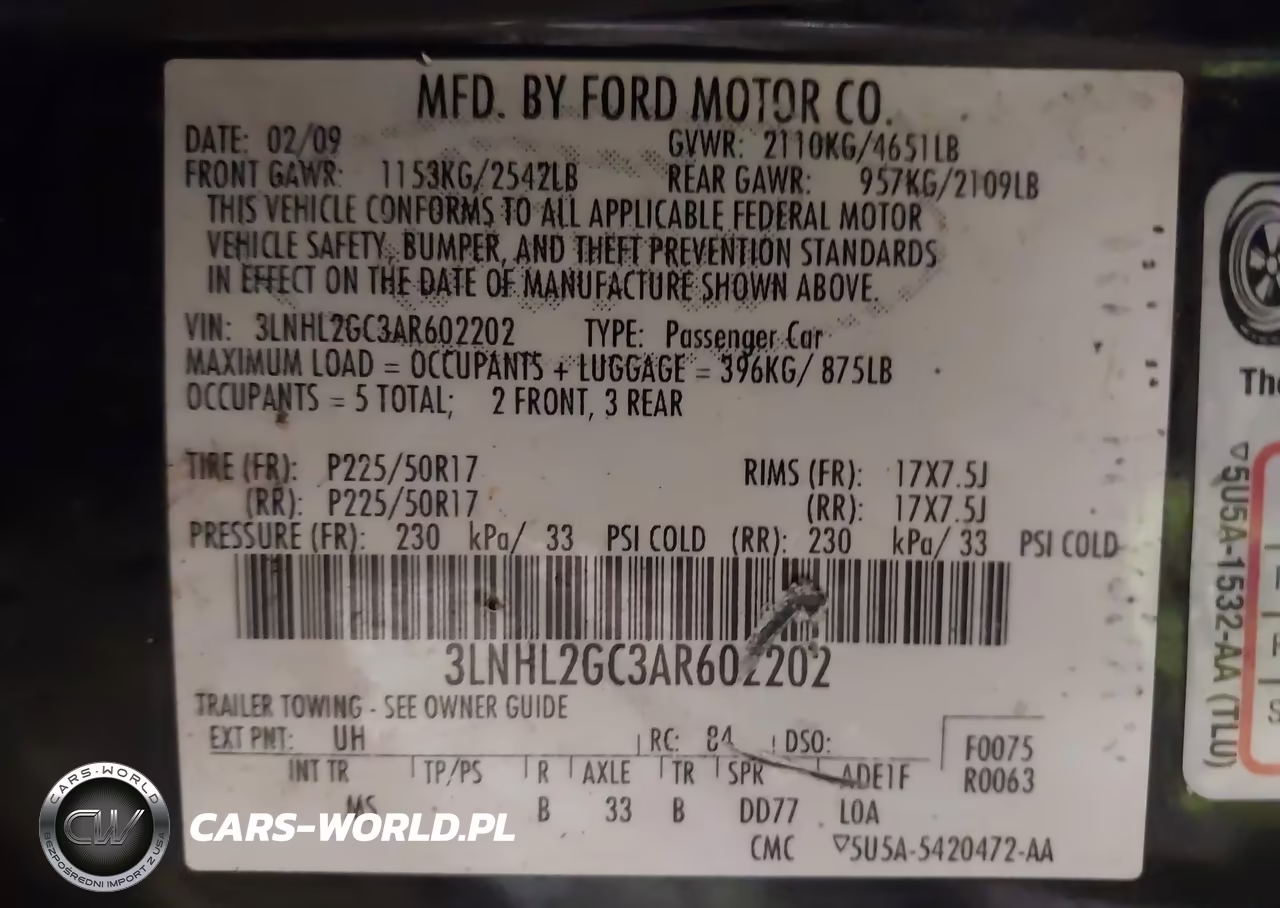 2010 Lincoln Mkz VIN:3LNHL2GC3AR602202 - 9