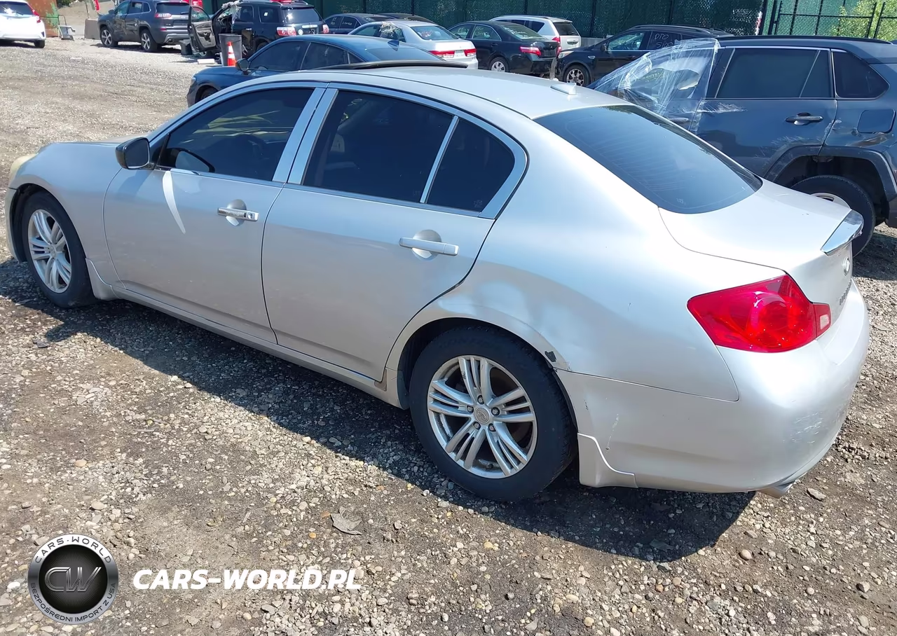 2012 Infiniti G25X VIN:JN1DV6AR3CM730407 - 3