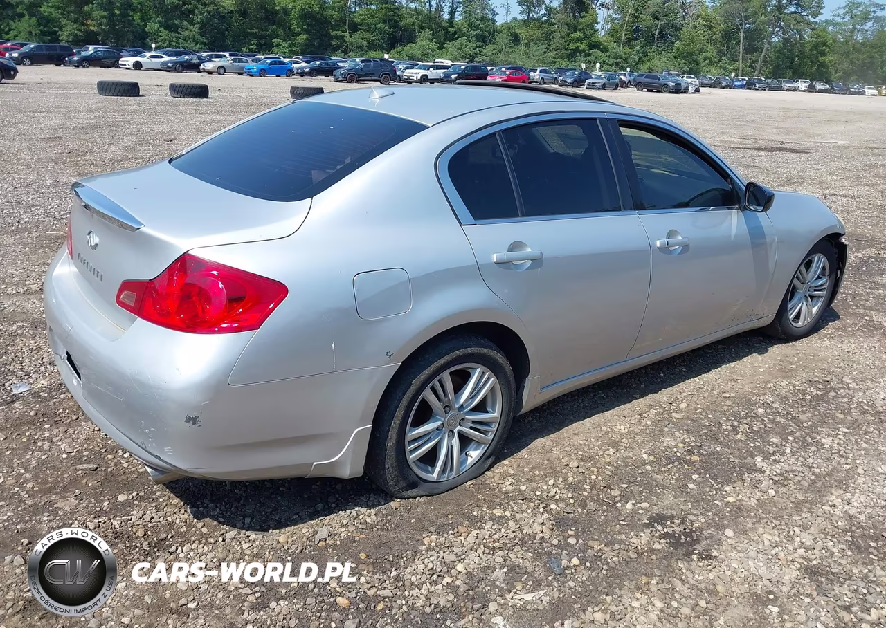 2012 Infiniti G25X VIN:JN1DV6AR3CM730407 - 4