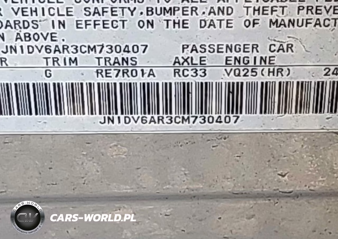 2012 Infiniti G25X VIN:JN1DV6AR3CM730407 - 9
