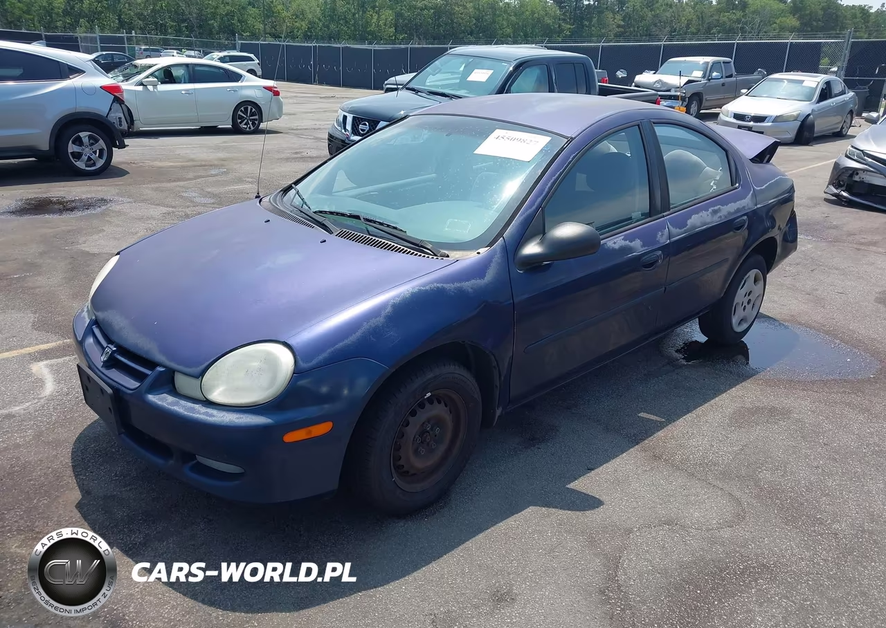 2002 Dodge Neon VIN:1B3ES26C92D586661 - 2