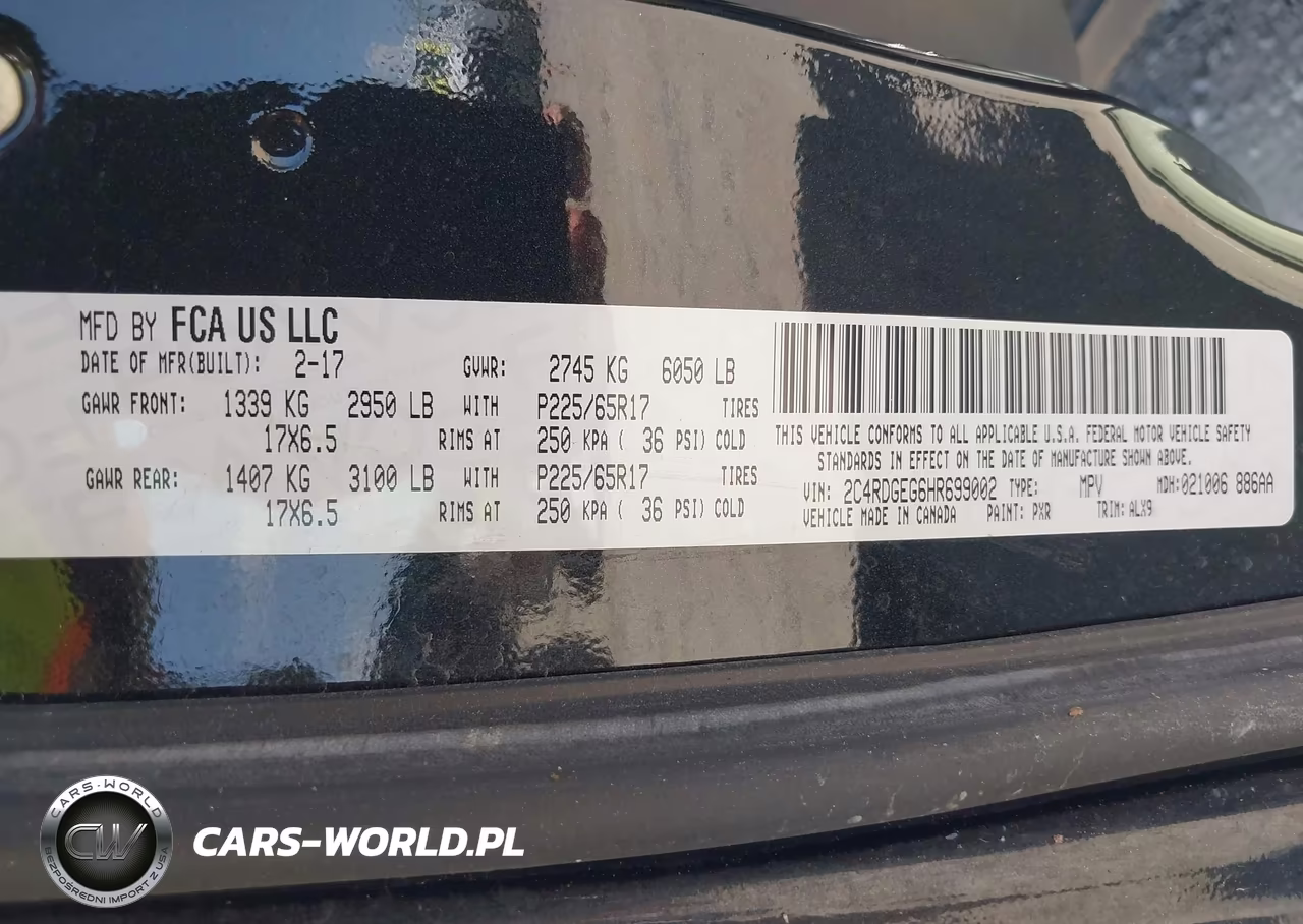 2017 Dodge Grand Caravan Gt VIN:2C4RDGEG6HR699002 - 9