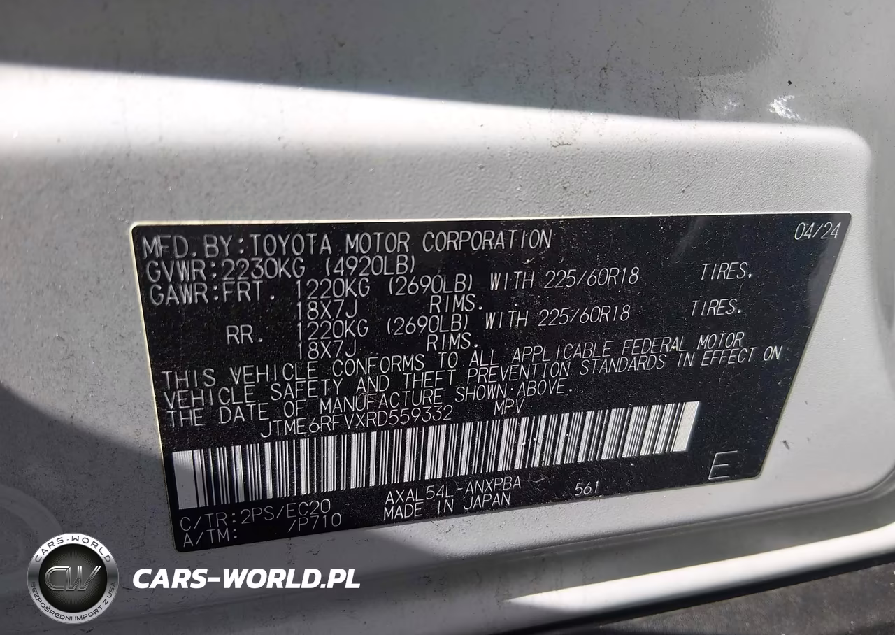 2024 Toyota Rav4 Hybrid Xse VIN:JTME6RFVXRD559332 - 9