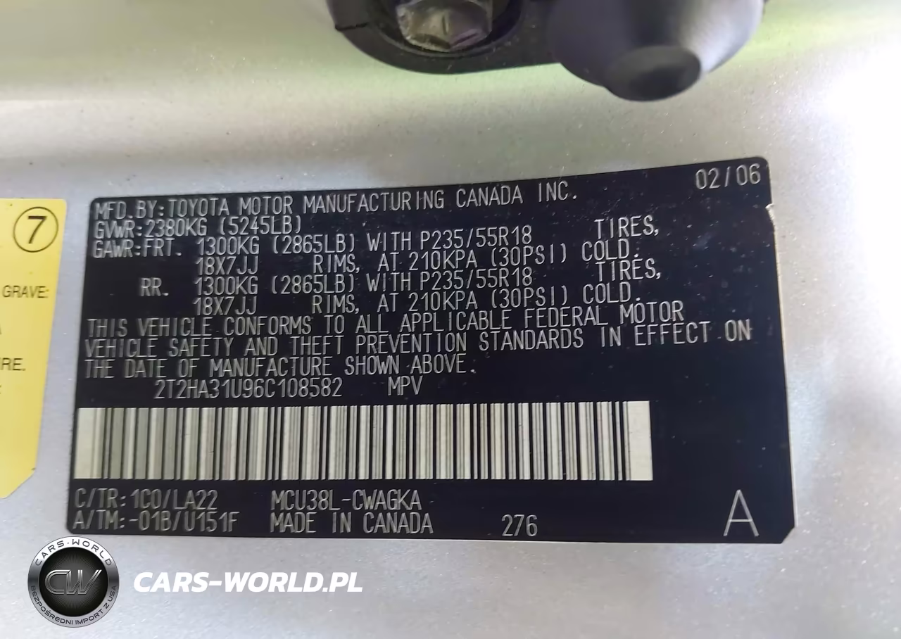 2006 Lexus Rx 330 VIN:2T2HA31U96C108582 - 9