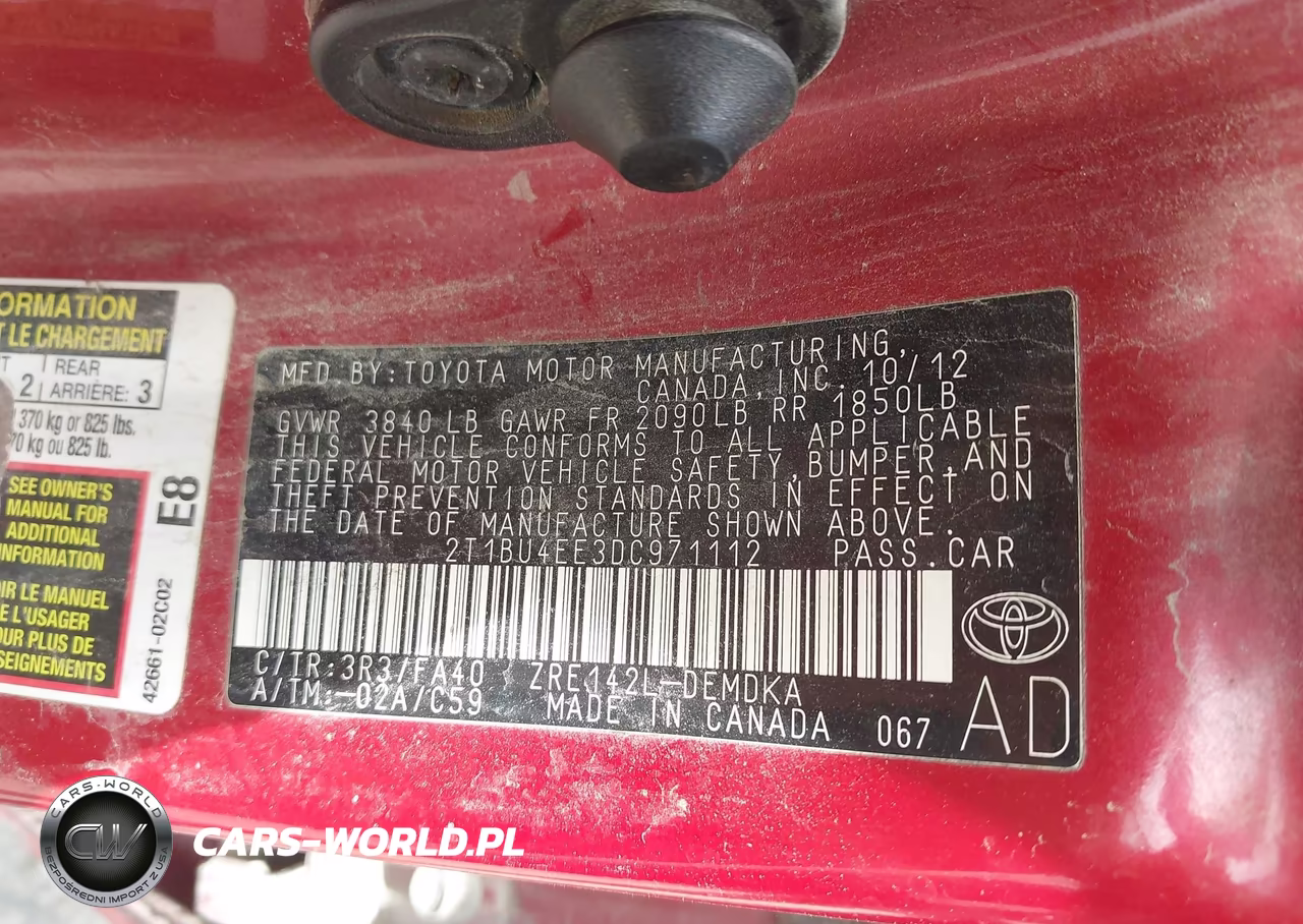 2013 Toyota Corolla L VIN:2T1BU4EE3DC971112 - 9