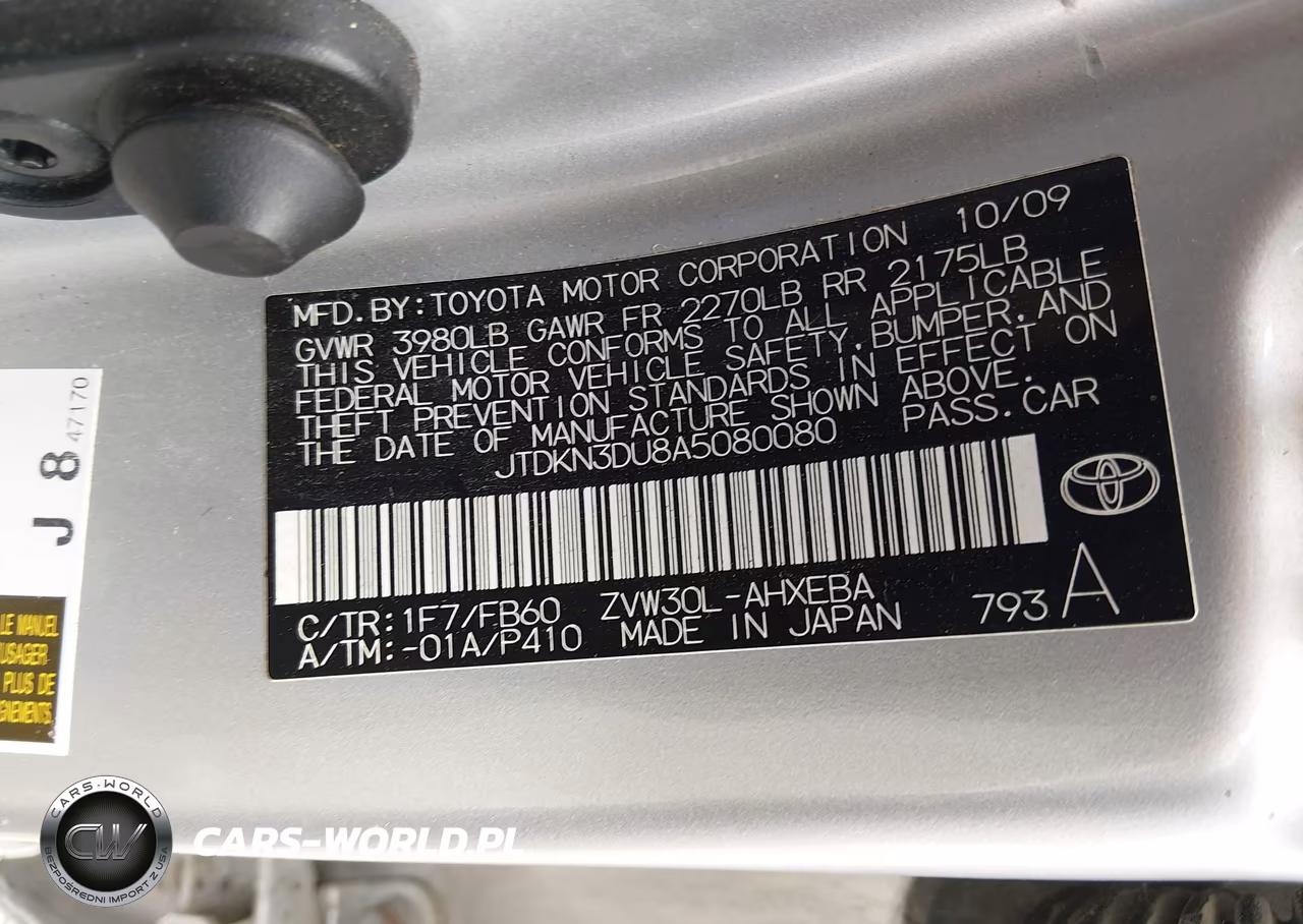 2010 Toyota Prius Iii VIN:JTDKN3DU8A5080080 - 9