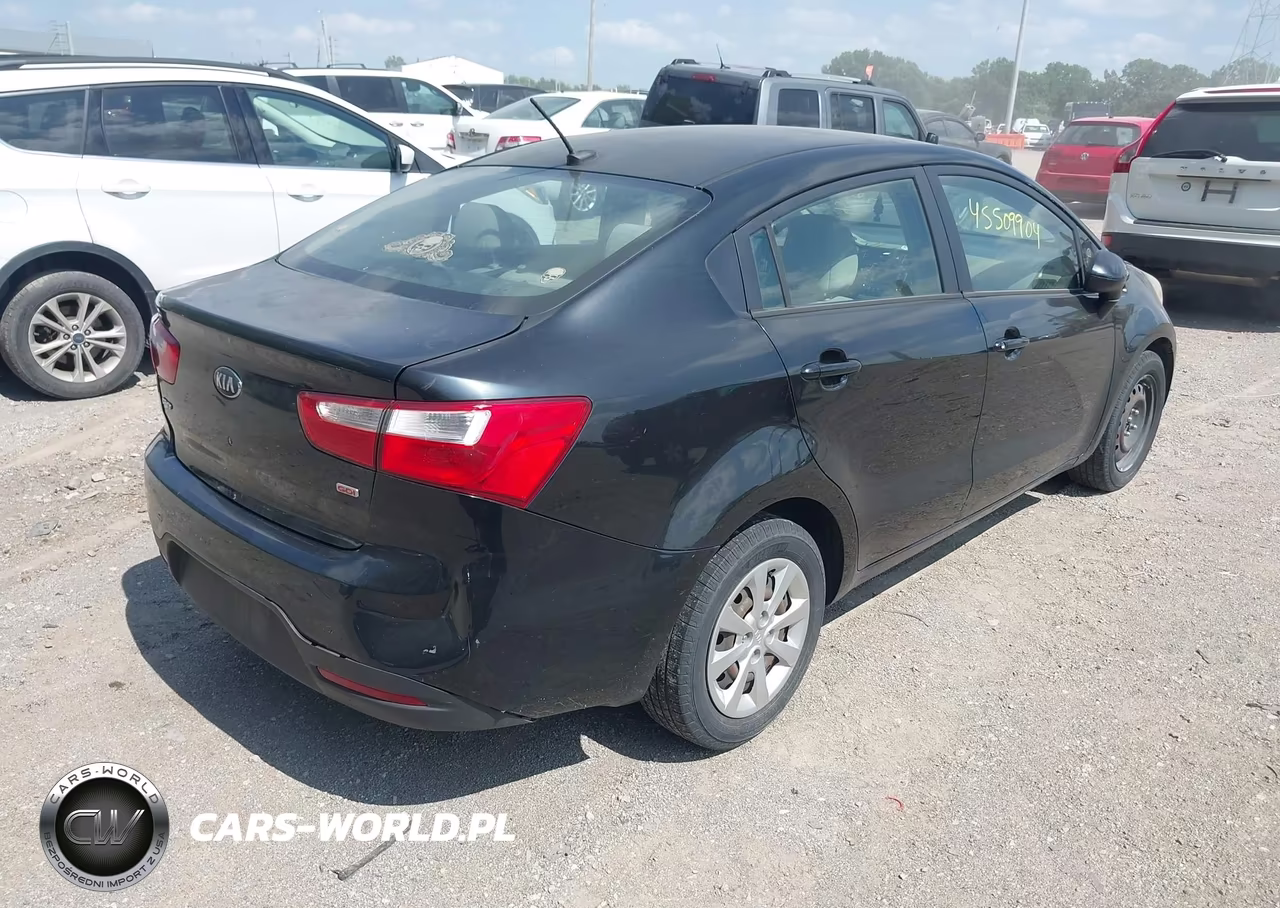 2014 Kia Rio Lx VIN:KNADM4A37E6414528 - 4