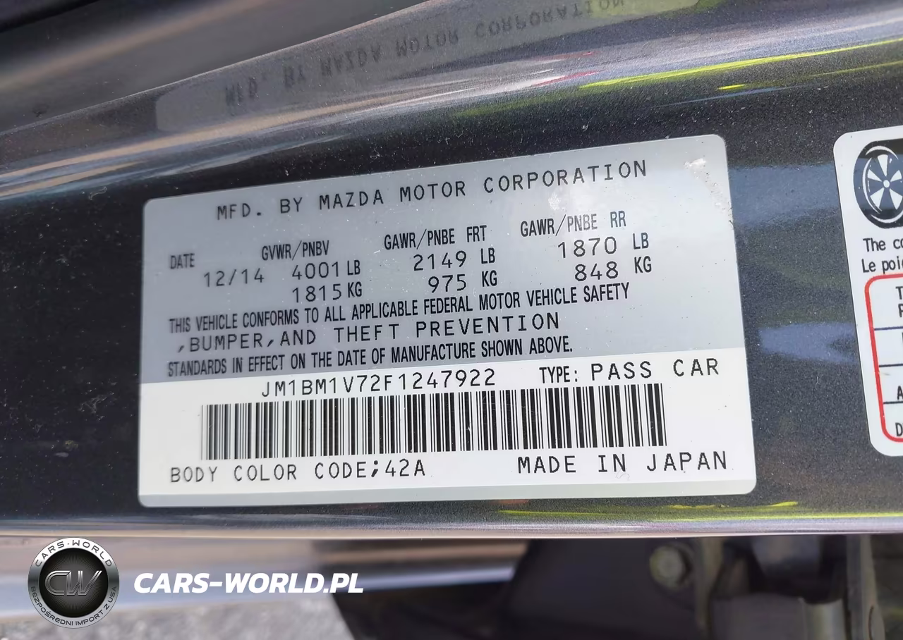 2015 Mazda Mazda3 I Touring VIN:JM1BM1V72F1247922 - 9