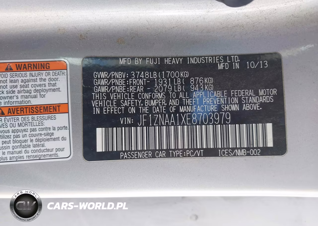 2014 Scion Fr-S VIN:JF1ZNAA1XE8703979 - 9
