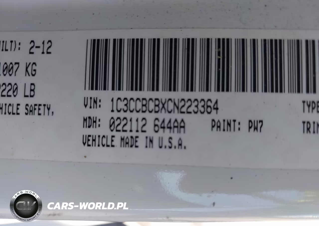 2012 Chrysler 200 Limited VIN:1C3CCBCBXCN223364 - 9