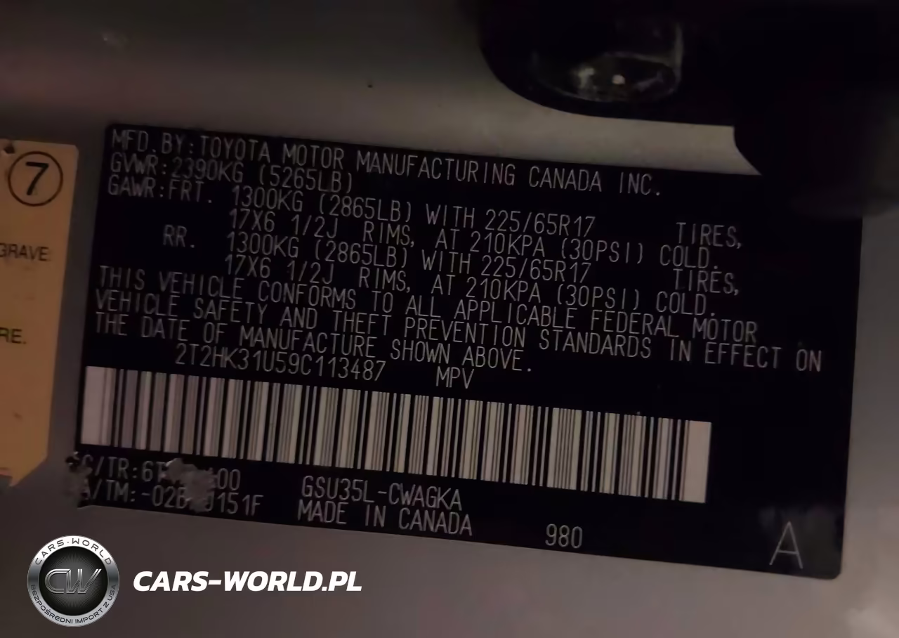 2009 Lexus Rx 350 VIN:2T2HK31U59C113487 - 9