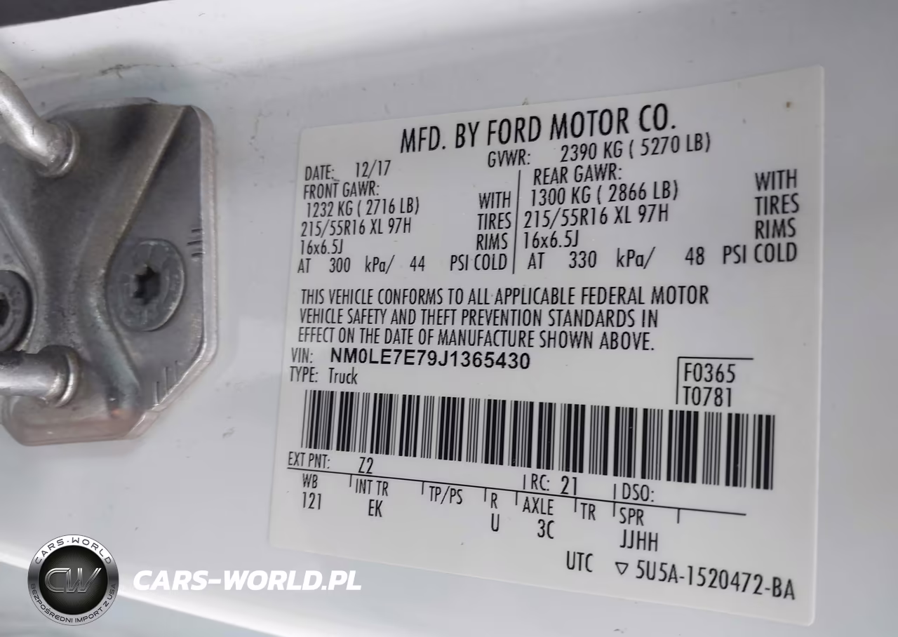 2018 Ford Transit Connect Xl VIN:NM0LE7E79J1365430 - 9