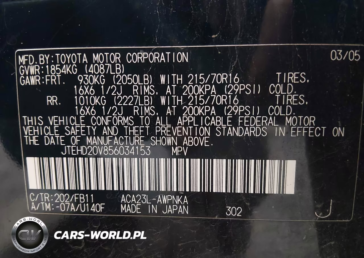 2005 Toyota Rav4 VIN:JTEHD20V856034153 - 9
