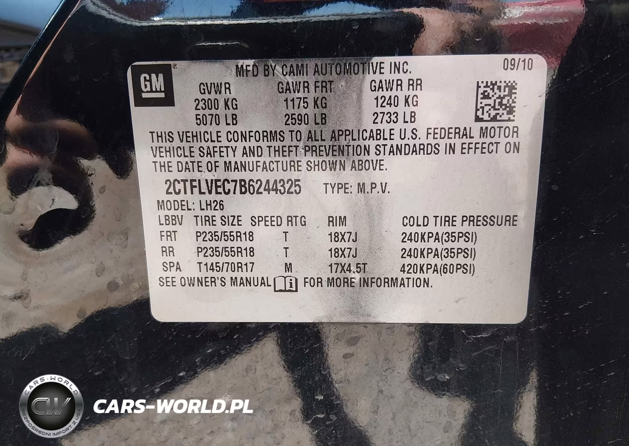 2011 GMC Terrain Slt-1 VIN:2CTFLVEC7B6244325 - 9