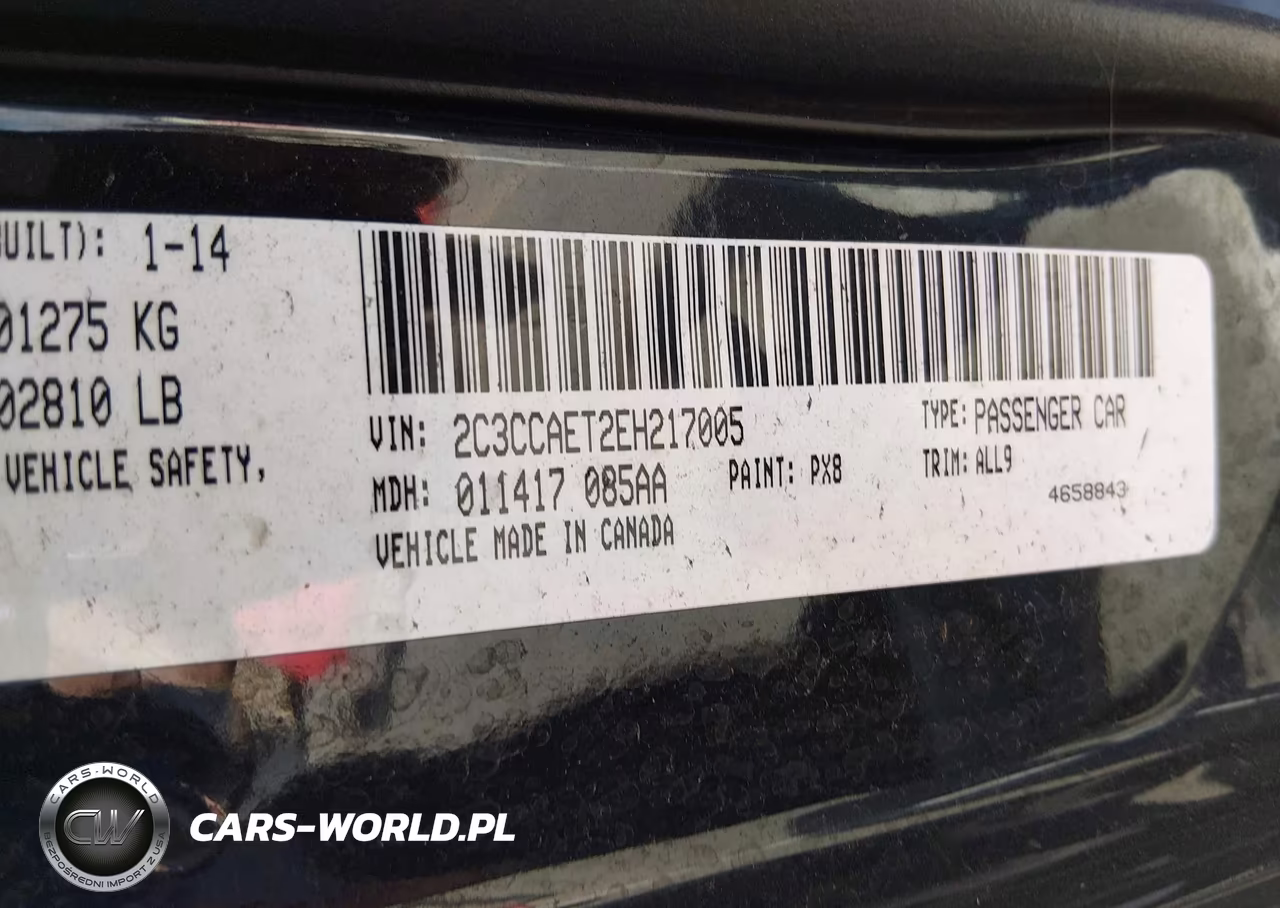 2014 Chrysler 300C VIN:2C3CCAET2EH217005 - 9