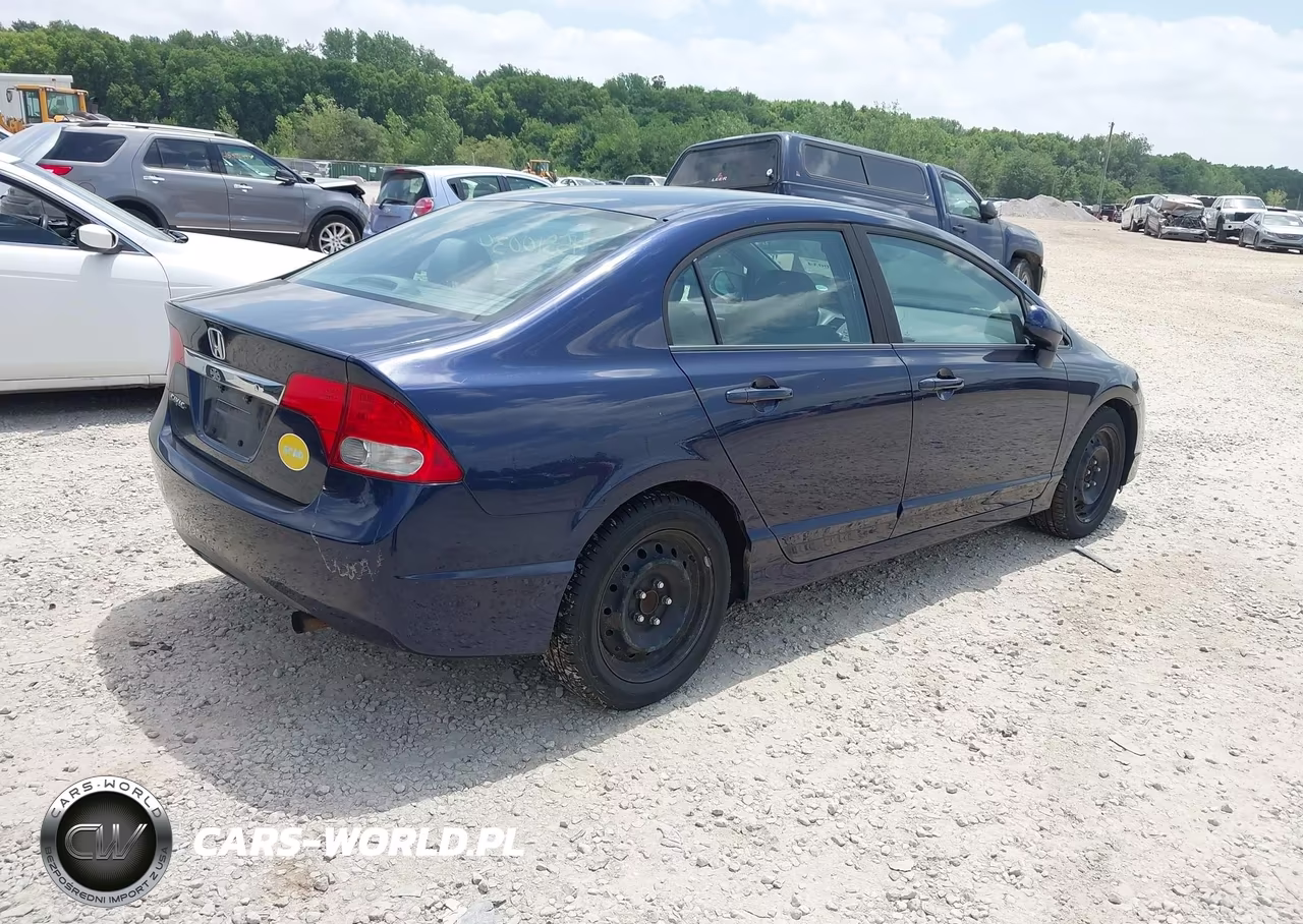 2011 Honda Civic Lx VIN:19XFA1F51BE005573 - 4