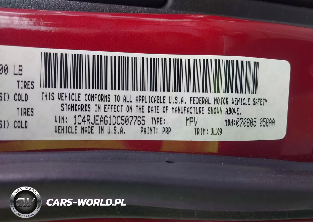 2013 Jeep Grand Cherokee Laredo VIN:1C4RJEAG1DC507765 - 9
