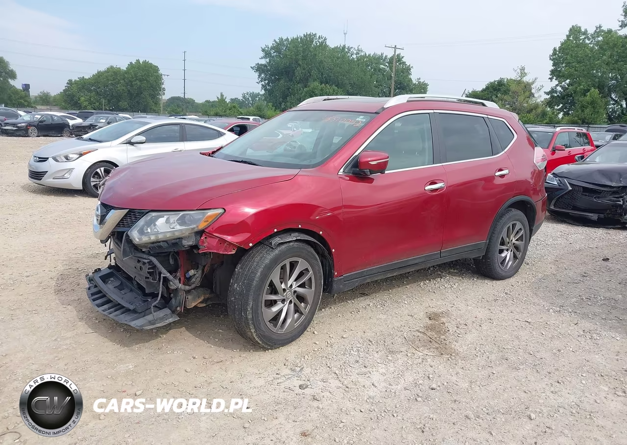 2015 Nissan Rogue Sl VIN:5N1AT2MV0FC888829 - 2