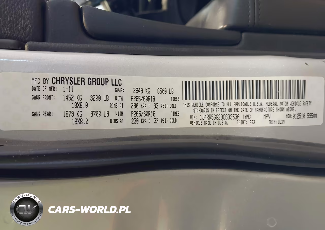 2011 Jeep Grand Cherokee Limited VIN:1J4RR5GG2BC633530 - 9