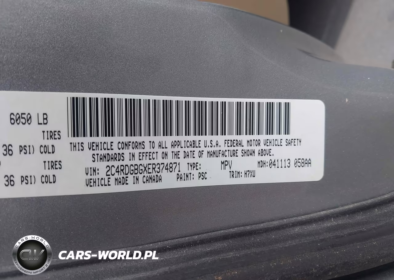 2014 Dodge Grand Caravan Se VIN:2C4RDGBGXER374871 - 9