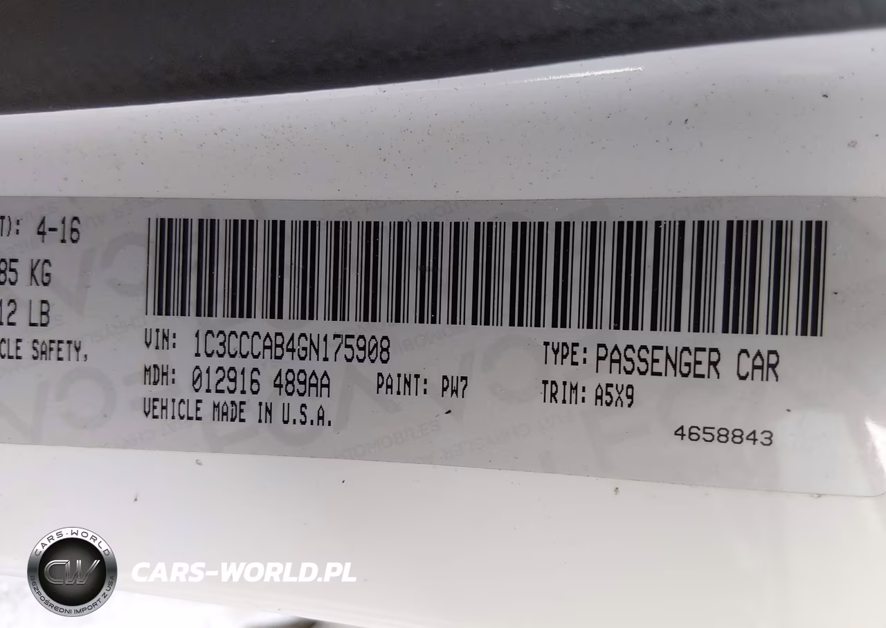 2016 Chrysler 200 Limited VIN:1C3CCCAB4GN175908 - 9