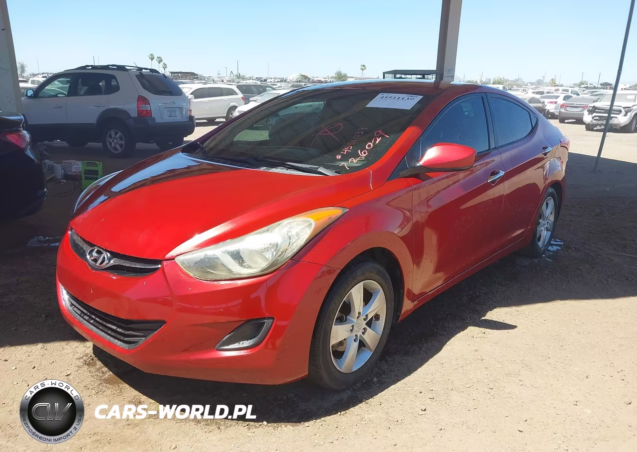 2013 Hyundai Elantra Gls (Ulsan Plant) VIN:KMHDH4AE6DU726029 - 2