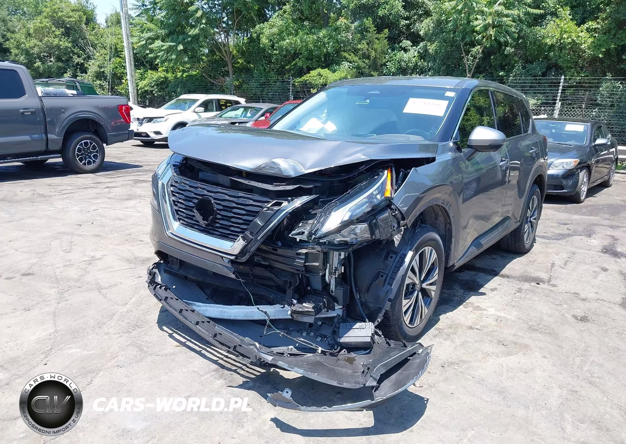 2021 Nissan Rogue Sv Fwd VIN:JN8AT3BA4MW001131 - 2