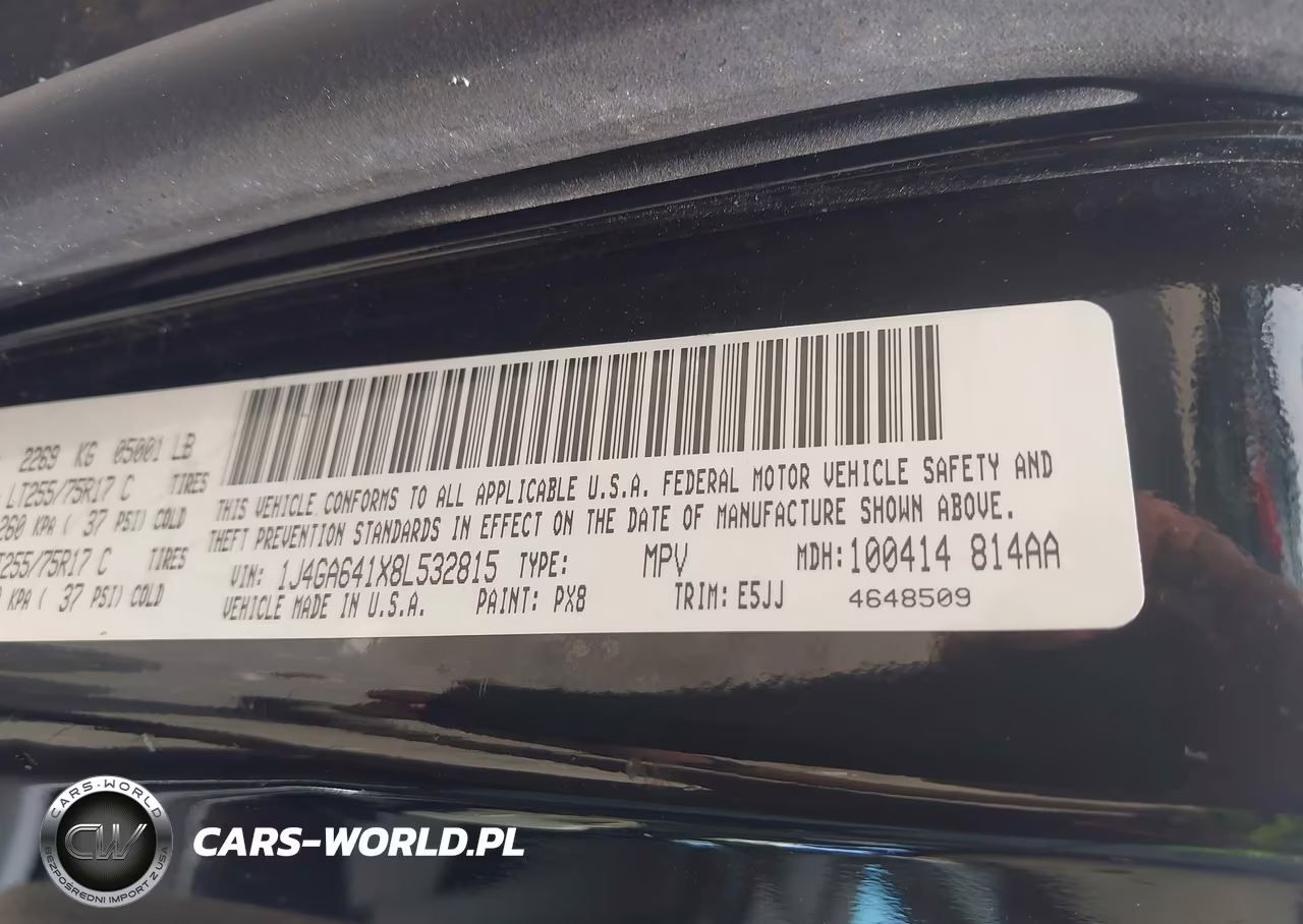 2008 Jeep Wrangler Rubicon VIN:1J4GA641X8L532815 - 9