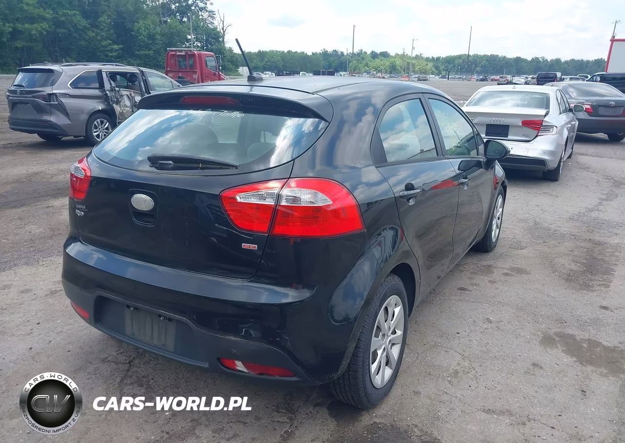 2014 Kia Rio Lx VIN:KNADM5A39E6369730 - 4