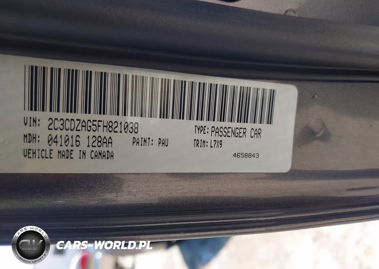 2015 Dodge Challenger Sxt VIN:2C3CDZAG5FH821038 - 9