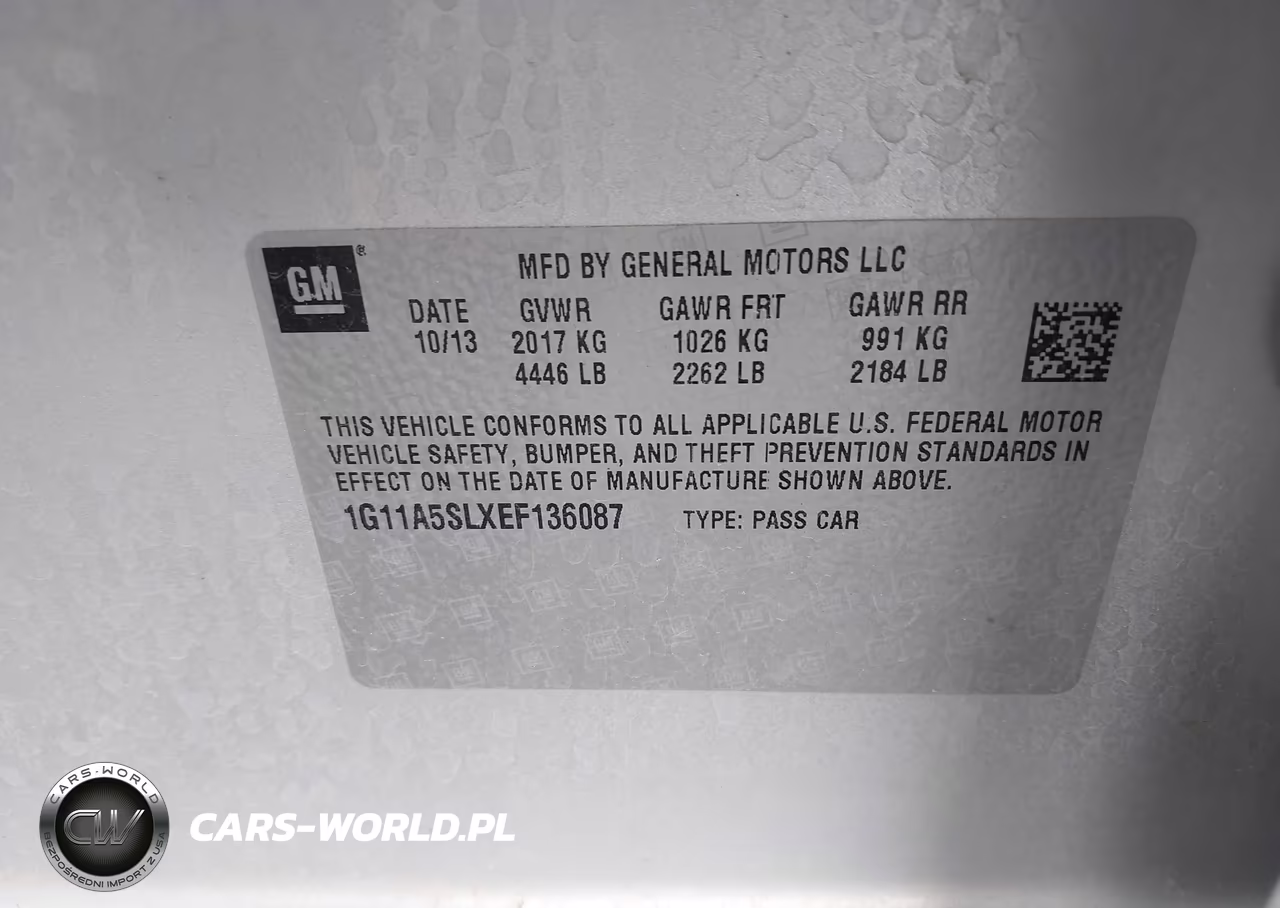 2014 Chevrolet Malibu 1Fl VIN:1G11A5SLXEF136087 - 9