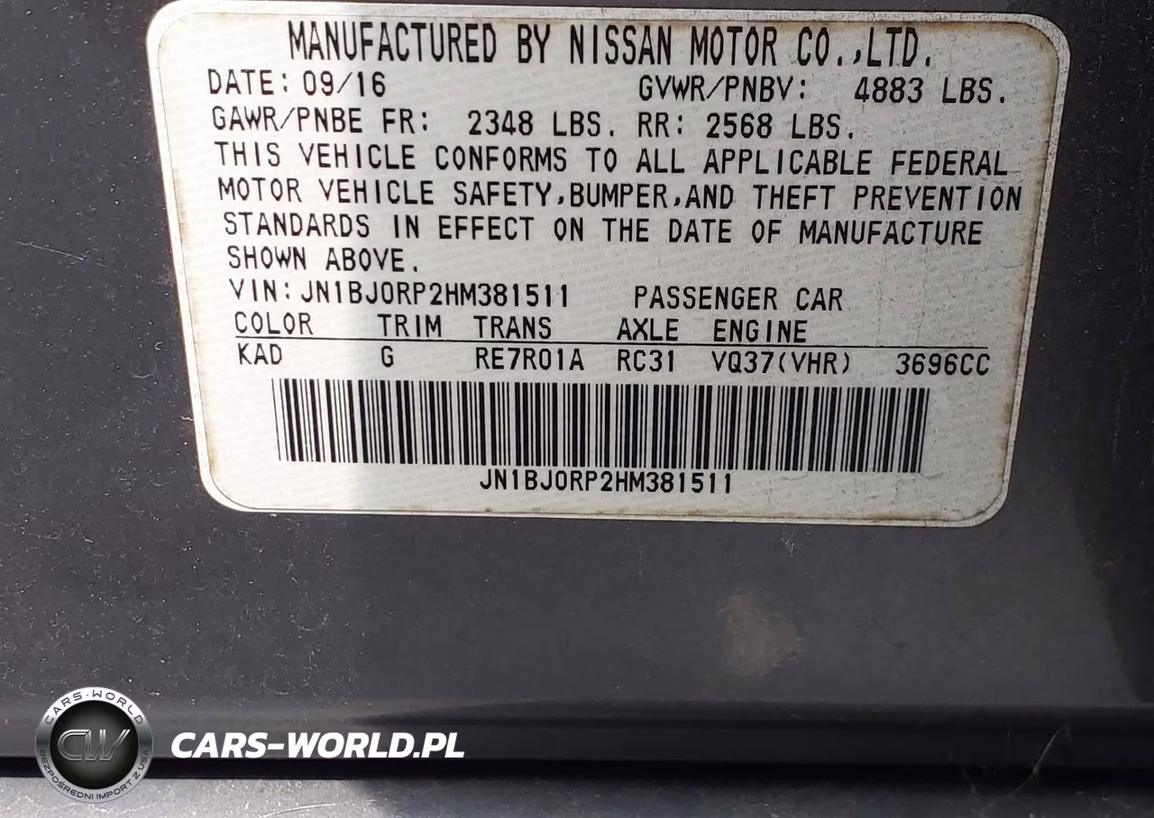 2017 Infiniti Qx50 VIN:JN1BJ0RP2HM381511 - 9