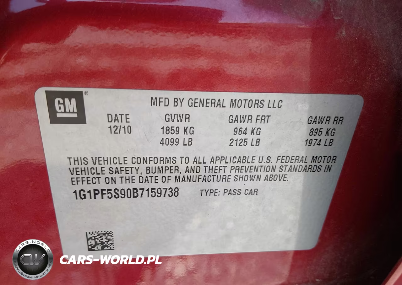 2011 Chevrolet Cruze 1Lt VIN:1G1PF5S90B7159738 - 9