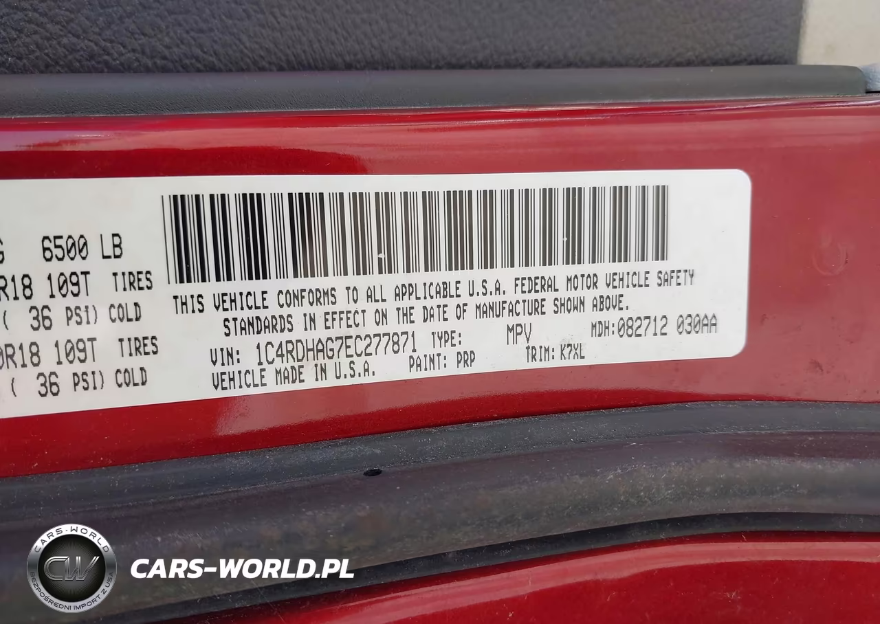 2014 Dodge Durango Sxt VIN:1C4RDHAG7EC277871 - 9