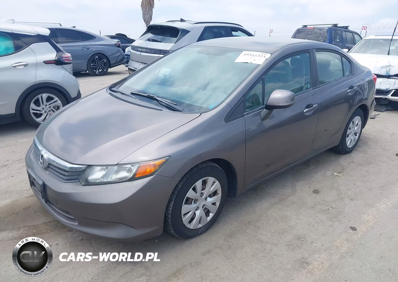 2012 Honda Civic Lx VIN:19XFB2F53CE357350 - 2