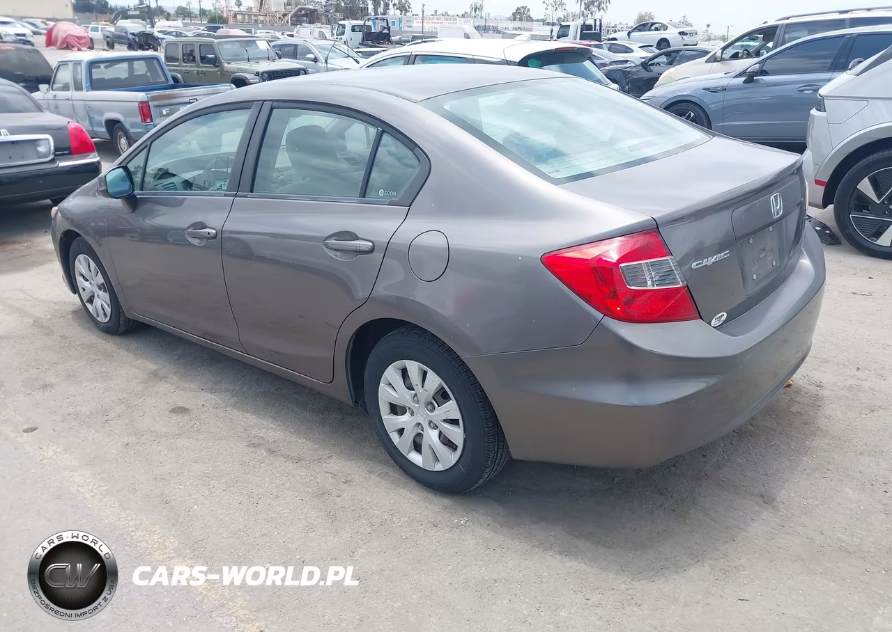 2012 Honda Civic Lx VIN:19XFB2F53CE357350 - 3