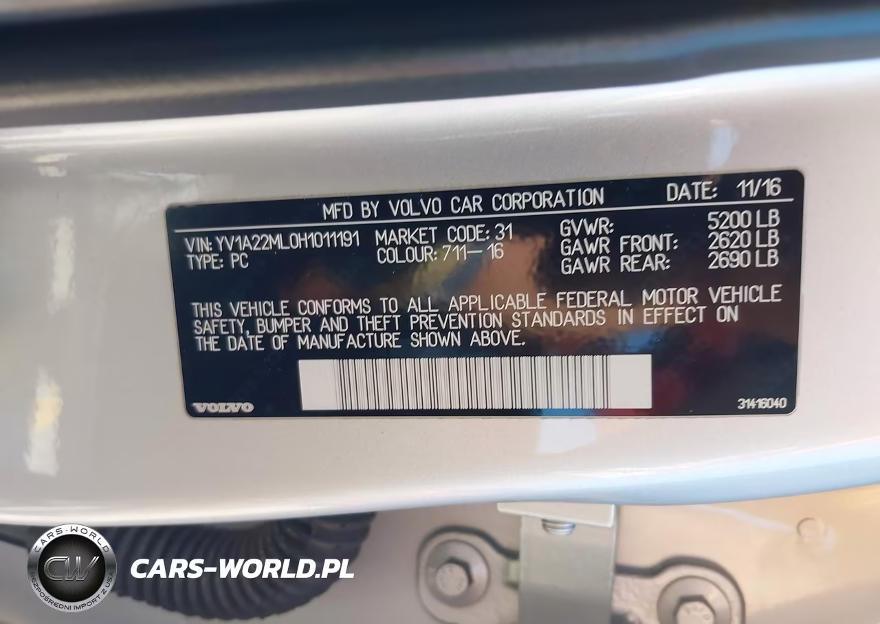 2017 Volvo S90 T6 Inscription VIN:YV1A22ML0H1011191 - 9