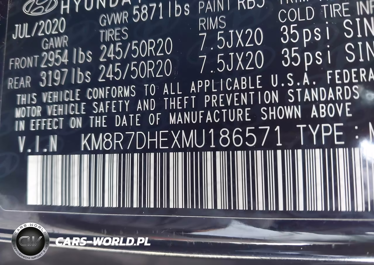 2021 Hyundai Palisade Calligraphy VIN:KM8R7DHEXMU186571 - 9